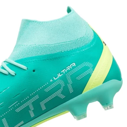 Puma Ultra Pro FG/AG Pursuit - Electric Peppermint/Puma White/Fast Yellow - Image 5