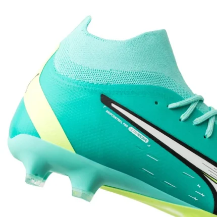Puma Ultra Pro FG/AG Pursuit - Electric Peppermint/Puma White/Fast Yellow - Image 7