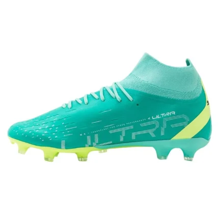 Puma Ultra Pro FG/AG Pursuit - Electric Peppermint/Puma White/Fast Yellow - Image 3