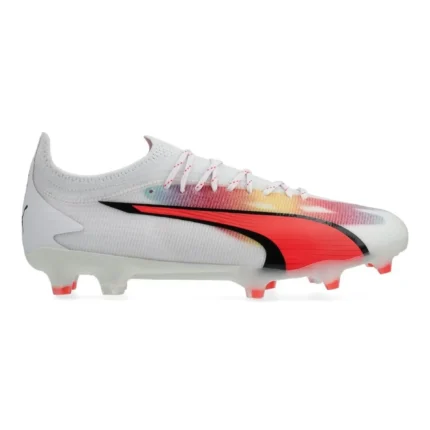 Puma Ultra Ultimate FG/AG Breakthrough - White/Black/Fire Orchid - Image 1