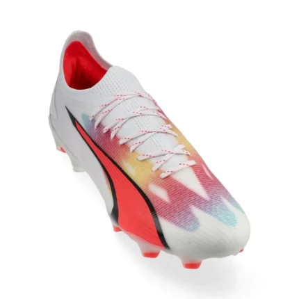 Puma Ultra Ultimate FG/AG Breakthrough - White/Black/Fire Orchid - Image 5