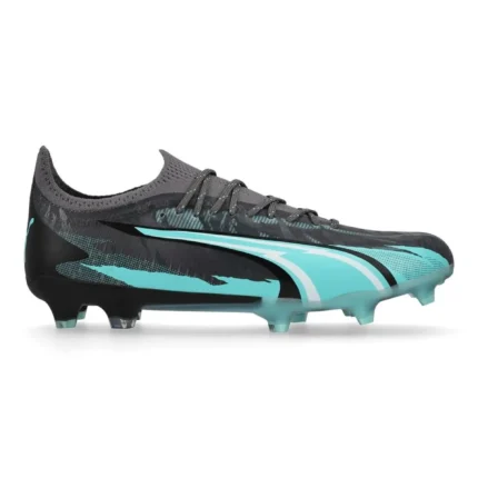 Puma Ultra Ultimate FG/AG Rush - Strong Gray/Puma White/Elektro Aqua Limited Edition - Image 1