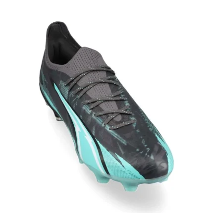 Puma Ultra Ultimate FG/AG Rush - Strong Gray/Puma White/Elektro Aqua Limited Edition - Image 5