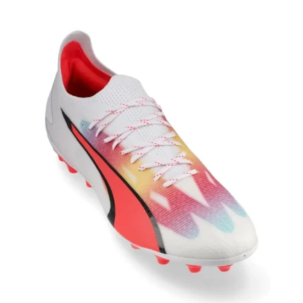 Puma Ultra Ultimate MG Breakthrough - White/Black/Fire Orchid - Image 5