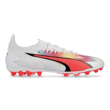 Puma Ultra Ultimate MG Breakthrough - White/Black/Fire Orchid - Image 1