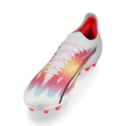 Puma Ultra Ultimate MG Breakthrough - White/Black/Fire Orchid - Image 7