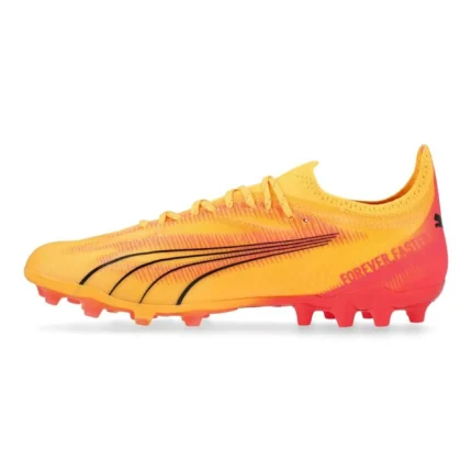 Puma Ultra Ultimate MG Forever Faster - Sun Stream/Puma Black/Sunset Glow - Image 3