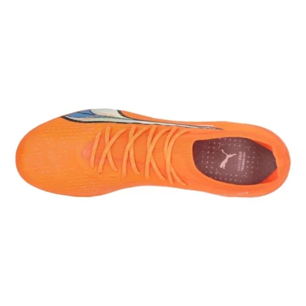Puma Ultra Ultimate MG Supercharge - Ultra Orange/Puma White/Blue Glimmer - Image 3