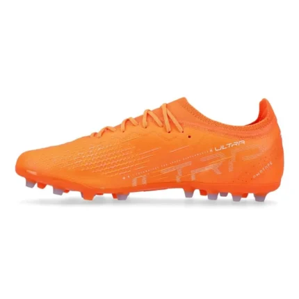Puma Ultra Ultimate MG Supercharge - Ultra Orange/Puma White/Blue Glimmer - Image 4