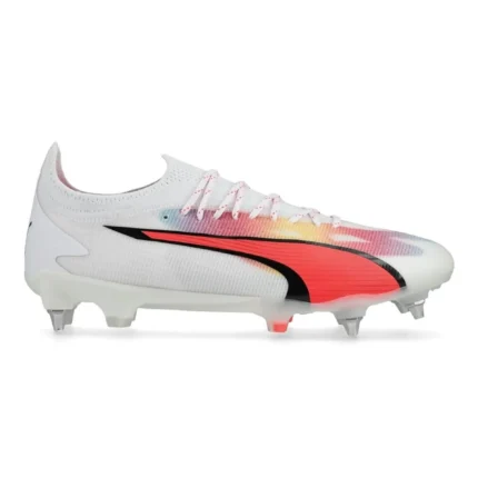 Puma Ultra Ultimate SG Breakthrough - White/Black/Fire Orchid - Image 1
