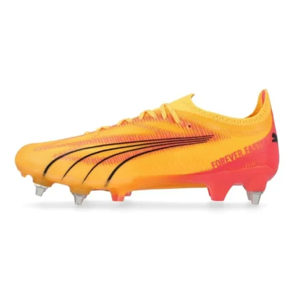 Puma Ultra Ultimate SG Forever Faster - Sun Stream/Puma Black/Sunset Glow - Image 3