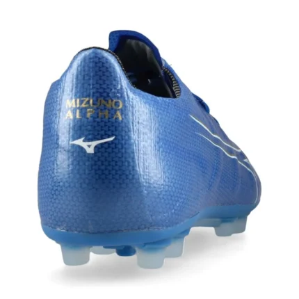 Mizuno Alpha Elite AG Mugen - Laser Blue/White/Gold - Image 6