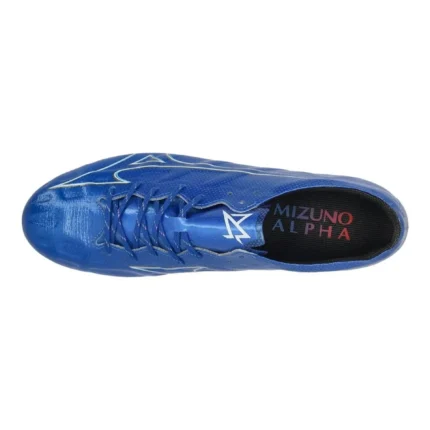 Mizuno Alpha Elite AG Mugen - Laser Blue/White/Gold - Image 4