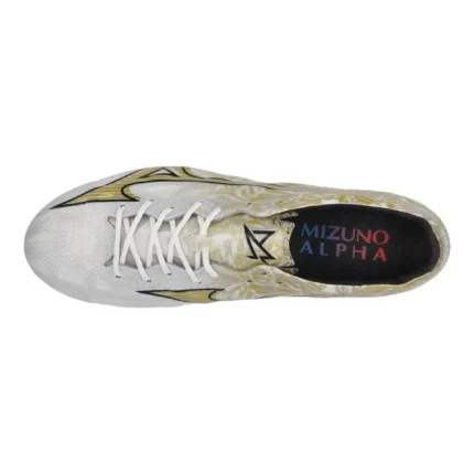 Mizuno Alpha Elite AG Prism Gold - White/Gold/Black - Image 4