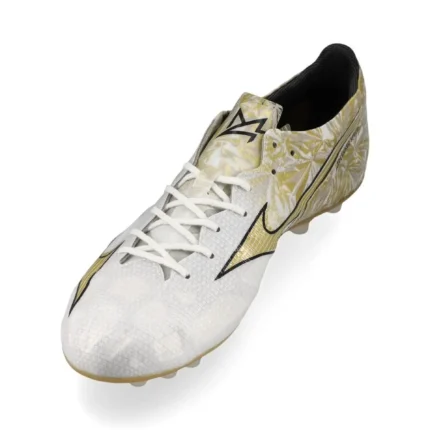Mizuno Alpha Elite AG Prism Gold - White/Gold/Black - Image 7