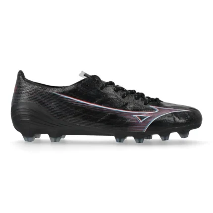 Mizuno Alpha Elite FG/AG Black Pack - Black/Red/Blue - Image 1