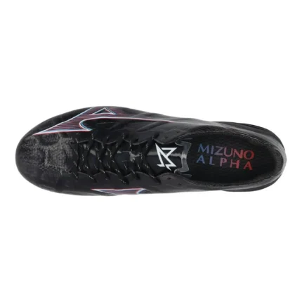 Mizuno Alpha Elite FG/AG Black Pack - Black/Red/Blue - Image 4