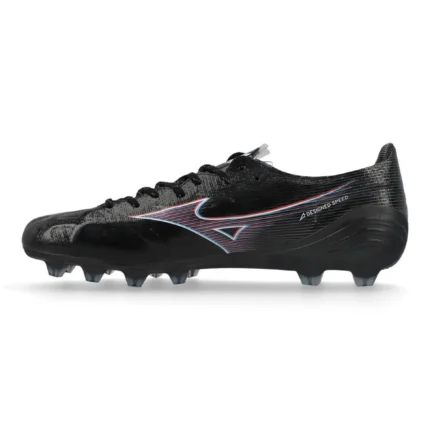 Mizuno Alpha Elite FG/AG Black Pack - Black/Red/Blue - Image 3