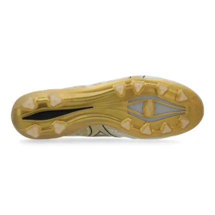 Mizuno Alpha Elite FG/AG Prism Gold - White/Gold/Black - Image 2