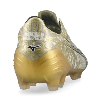 Mizuno Alpha Elite FG/AG Prism Gold - White/Gold/Black - Image 6