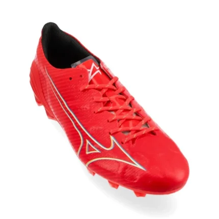 Mizuno Alpha Elite FG/AG Release - Fiery Coral/White - Image 5