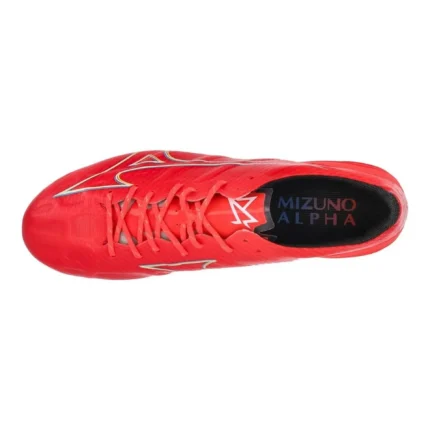 Mizuno Alpha Elite FG/AG Release - Fiery Coral/White - Image 4