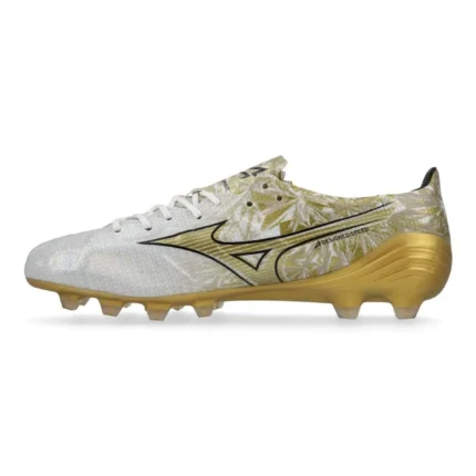 Mizuno Alpha Made In Japan FG/AG Prism Gold - White/Gold/Black - Image 3
