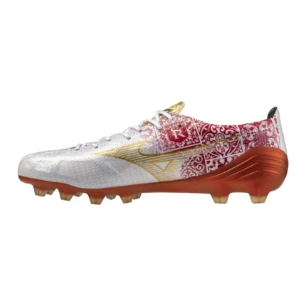 Mizuno Alpha Made In Japan FG/AG Sergio Ramos 4 Vol. Lll - White/Gold/Red Limited Edition - Image 4