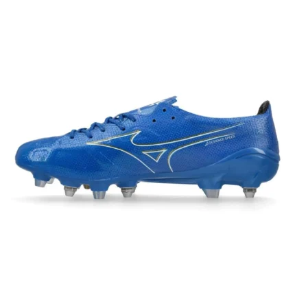 Mizuno Alpha Made In Japan SG Mugen - Laser Blue/White/Gold - Image 3