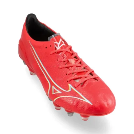 Mizuno Alpha Made In Japan SG Release - Fiery Coral/White - Image 5