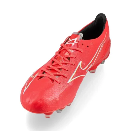 Mizuno Alpha Made In Japan SG Release - Fiery Coral/White - Image 7