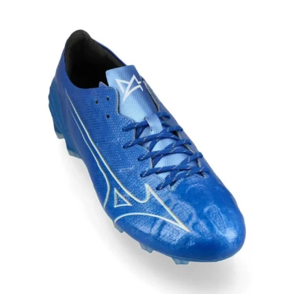 Mizuno Alpha Pro FG/AG Mugen - Laser Blue/White/Gold - Image 5
