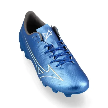 Mizuno Alpha Select FG/AG Mugen - Laser Blue/White/Gold - Image 5