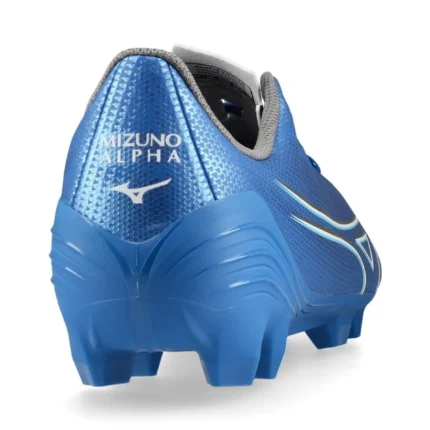 Mizuno Alpha Select FG/AG Mugen - Laser Blue/White/Gold - Image 6