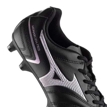 Mizuno Monarcida Neo 2 Select FG/AG Dark Iridium - Black/Iridescent Kids - Image 5