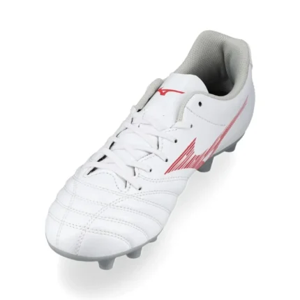 Mizuno Monarcida Neo 3 Select FG Charge - White/Radiant Red Kids - Image 7