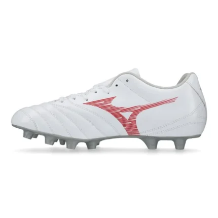 Mizuno Monarcida Neo 3 Select FG/AG Charge - White/Radiant Red - Image 3