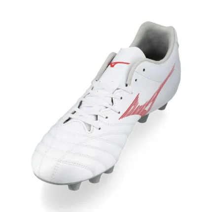 Mizuno Monarcida Neo 3 Select FG/AG Charge - White/Radiant Red - Image 7