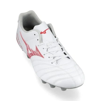 Mizuno Monarcida Neo 3 Select FG/AG Charge - White/Radiant Red - Image 5