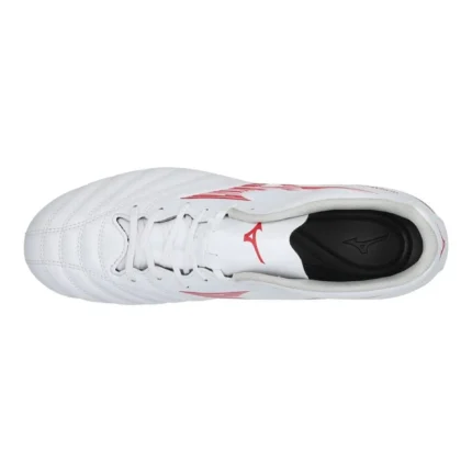 Mizuno Monarcida Neo 3 Select FG/AG Charge - White/Radiant Red - Image 4