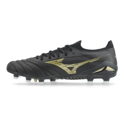 Mizuno Morelia Neo 4 Beta Elite FG/AG Aurum - Gold/Black - Image 3