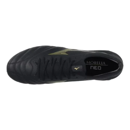 Mizuno Morelia Neo 4 Beta Elite FG/AG Aurum - Gold/Black - Image 4