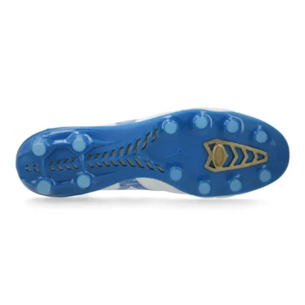 Mizuno Morelia Neo 4 Beta Elite FG/AG Mugen - White/Laser Blue - Image 2
