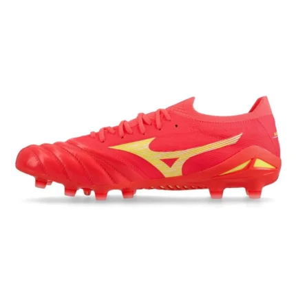 Mizuno Morelia Neo 4 Beta Elite FG/AG Release - Bolt/Fiery Coral - Image 3