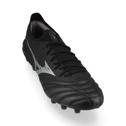 Mizuno Morelia Neo 4 Beta Elite FG/AG Unlimited Black - Black/Galaxy Silver/Black - Image 5
