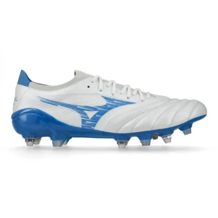 Mizuno Morelia Neo 4 Beta Elite SG Mugen - White/Laser Blue - Image 1
