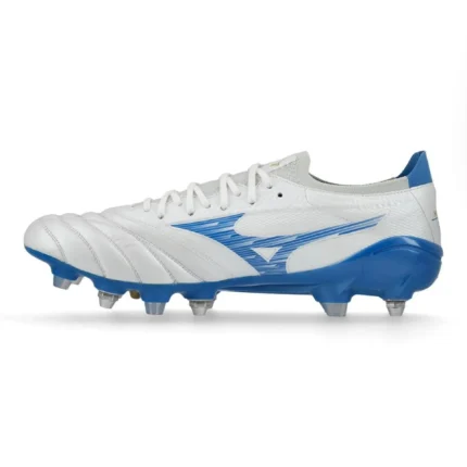 Mizuno Morelia Neo 4 Beta Elite SG Mugen - White/Laser Blue - Image 3