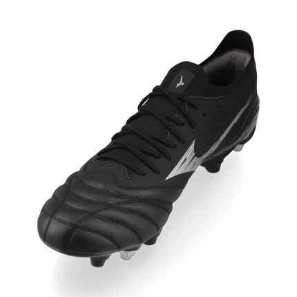 Mizuno Morelia Neo 4 Beta Elite SG Unlimited Black - Black/Galaxy Silver/Black - Image 7