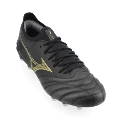 Mizuno Morelia Neo 4 Beta Made In Japan FG/AG Aurum - Gold/Black - Image 5