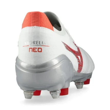Mizuno Morelia Neo 4 Beta Made In Japan SG Charge - White/Radiant Red - Image 6
